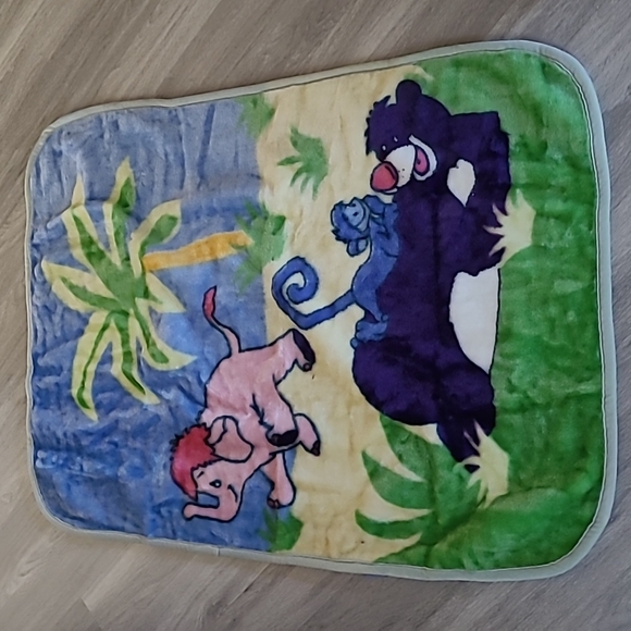 Disney Baby The Jungle Book Plush Nursery Blanket - Picture 1 of 5